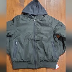 Ring of Fire Olive and Charcoal Jacket